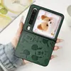Adequado para Capa de Celular Dobrável Huawei Purax Desenho Animado Anel Couro Criativo Tela Dobrável Huawei P50 Pocket