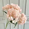 5 Manojos de Flores de Hortensia Artificiales para Decoración de Escenas, Arreglo de Pared de Flores, Flores Artificiales para Exportación