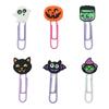Comercio exterior en stock serie de Halloween dibujos animados pvc zombi papelería de oficina clip para páginas clip para papel clip de papel marcador de página periférico