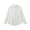 Camisa de Lino Lyocell Transfronteriza para Hombre APO Manga Larga Verano Fina Color Sólido Holgada Casual