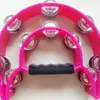 Anillos de Tambor de Flor de Plástico de Doble Capa al por Mayor Instrumentos Musicales de Educación Temprana Orff Plástico Soportes de Enseñanza de Educación Temprana Campanas de Mano de Doble Fila Ktv