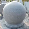 Bola de Piedra Barrera para Bloquear Vehículos, Bola Anti-Colisión de Mármol Gris Sésamo de Granito para Bloquear Vehículos