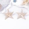 Para Cross-Border Moda Simples Tendência Estilo Oceano Lazer Férias Liga Única Estrela do Mar Pingente Colar Brincos Joias