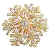 2026 Nuevo Broche de Copo de Nieve Giratorio de Lujo de Gama Alta Pin Versátil para Ropa Decoración Estilo Occidental En Stock