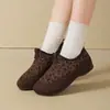 Zapatos casuales de algodón cómodos y versátiles para mujer, estampado de leopardo retro, para el invierno 2026, antideslizantes, sin cordones, zapatos para mamá