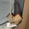 Bolso Vintage de PU para mujer 2026 nuevo de moda versátil bolso de hombro gran capacidad bolsa de mano para ir al trabajo