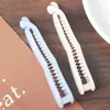 Pinza Banana Clásica Estilo Francés con Forma de Corazón, Pinza Retorcida para Cabello Largo, Pasador Versátil para la Parte Posterior de la Cabeza, Pinza Antideslizante para Cola de Caballo