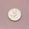 Plata S925 Pegamento Sólido Lazo Rosa Colgante Redondo Pulsera de Cuentas DIY Cadena para Clavícula Colgante Accesorios de Plata