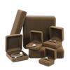 Caja para anillos de franela de alta calidad, caja para joyas de propuesta de alta gama, caja para anillos de pareja, caja para collares, caja para pulseras, caja doble para pulseras