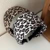 Diadema de Leopardo de Ala Ancha Estilo Coreano para Mujer Diadema de Moda de Gama Alta Estilo Occidental Diadema de Moda Retro para la Parte Superior del Cráneo