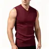 Chaleco de punto para hombre talla grande de invierno 2026 transfronterizo, chaleco suéter de punto con cuello en V para negocios para hombres