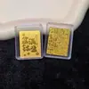 Adesivos de Celular Atrai-Fortuna de Ouro Puro 999, Adesivos Dourados da Moda, Brindes de Promoção para Lives de Lojas de Ouro, Entrega Direta da Fábrica