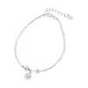 Pulseira de Prata Esterlina 925 Placa Redonda Texturizada Amor para Mulheres, Prata Brilhante, Simples, Fashion, Personalizada, Luxo Leve, Joia de Mão Exquisita B3131