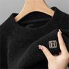 Suéter para hombre, otoño e invierno, holgado, informal, de punto, estilo americano