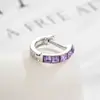 Hensen Cobre Incrustado Zircônia Geométrica Agulha Reta Piercing de Orelha Estilo Mini Exquisito Borda Fivela de Orelha 6/8mm Brincos de Menina