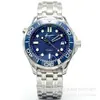Reloj de hombre con bisel de cerámica, mecánico totalmente automático, correa de acero inoxidable, resistente al agua, correa de acero/correa de malla, equipado con movimiento 8215
