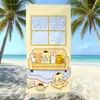 Toalla de Playa con Estampado de Perro Pudín de Sanrio, Absorbente de Agua, Secado Rápido, Fibra Ultrafina, Toalla de Baño para Vacaciones, Directo de Fábrica