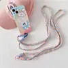 Lanyard Creativo Simple para Teléfono Móvil Correa Tejida para Teléfono Correa para Colgar Cruzada en el Cuello Correa Personalizada para Funda de Teléfono