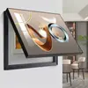 Pintura Decorativa Moderna Minimalista Personalizada para Colgar en Caja de Medidor Eléctrico, Caja de Baja Corriente, Cubierta de Interruptor de Caja de Distribución, Arte de Pared Estilo Abstracto