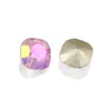 Dongzhou Crystal 10*10 Quadrado Grosso Flor de Gelo Strass Cor Mista de Alta Qualidade Strass Gelo Triturado Cintilante Decorações Redondas e Quadradas para Nail Art