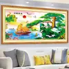 Pintura Decorativa para Sala de Estar Pintura para Pared de Fondo de Sofá Oficina Caballo hacia el Éxito Pintura de Ocho Caballos Pegatina de Pared Pintura de Pared Autoadhesiva