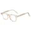 Gafas Retro Anti-Luz Azul con Montura Gruesa Cuadrada, Pines Metálicos Personalizados, Bordes Gruesos para Hombres y Mujeres, Estilo Artístico