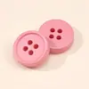 Nuevo Suéter de Botón Colorido de Borde Delgado Suéter Tejido Botón de Cuatro Ojos Cardigan Infantil Botón Redondo de Resina Accesorios