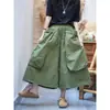 Pantalones Vaqueros Acortados de Cintura Alta de Pierna Ancha Estilo Commute Verano 2025 para Mujer Tela de Mezclilla Versátil