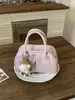 Bolso de Mano Pequeño Versátil Estilo Coreano Ins Transfronterizo para Mujer 2026 Nuevo Bolso Boston de Moda Bolso de Hombro Cruzado