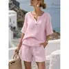 Conjunto Casual Fashion AliExpress: Novo Conjunto de Shorts Multicor Transfronteiriço, Peça Dupla Estilo Verão