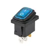 Interruptor Impermeable Forma de Barco Kcd1 de 3 Pines y 2 Velocidades con Luz 6A220V Interruptor de Encendido Interruptor Basculante para Equipo Mecánico