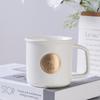 Xingba Feng Caneca Bronze Bronze Cobre Esmalte Copo Cobre Selo Cerâmica Taça de Água Logo Presente de Abertura Criativa