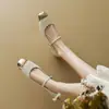 Top de couro bovino com bloco de cores estilo francês, sapatos Mary Jane de salto baixo de uma tira, bico quadrado metálico, sapatos baixos totalmente em couro por dentro e por fora para mulheres