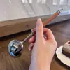 Cuchara de Acero Inoxidable Moderna Francesa Lujo Ligero Retro Aristocrática Cuchara para Sopa Cuchara para Comer Occidental Cuchara para Arroz Cuchara para Pasta Cuchara para Postre