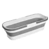 Balde de esfregão dobrável portátil balde de silicone para lavagem de carro balde ao ar livre balde de plástico portátil doméstico rectangular mop balde