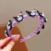 Diadema Infantil Linda de Dibujos Animados Kuromi para Niñas Antideslizante que No Daña el Cabello Diadema para el Cabello para Niña Flequillo Cabello Suelto Accesorios para el Cabello Nuevo