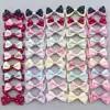 Lazo de Lunares Accesorios para el Cabello para Niños Ropa Juguetes Ropa para Mascotas DIY 4cm Lazo de Lunares de Doble Capa Listo
