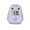 Colgante de Pingüino de Dibujos Animados Mini Llavero Reloj Electrónico Estudiante Retroiluminación Lindo Compacto Portátil Pantalla Digital Reloj Electrónico