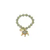 Nuevo Pulsera de Cuentas de Candado de Paz Estilo Chino para Mujer, Diseño Vintage con el Carácter '', Adecuado como Regalo para Eventos, Mayoreo