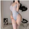Lencería Sexy, Medias de Encaje Femeninas, Calcetines de una Sola Pieza, Conjunto Íntimo de Tres Puntos, Atrevido Traje de Baño Pasión que No se Quita, Traje Sexy