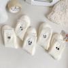 Calcetines de media pantorrilla de terciopelo visón para mujer invierno con forro polar engrosados cálidos vaca largos para casa piso confinamiento sueño