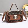 Bolso cruzado pequeño de moda, nuevo diseño de bolso cuadrado pequeño, sentido del diseño, nicho, bolso de mano estampado, bolso pequeño, combina con todo