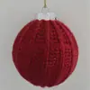 Bolas de Navidad de Ganchillo Nuevas de Amazon Transfronterizas, Bolas de Navidad de Hilo, Bolas Tejidas, Adornos Colgantes para Decoración de Árbol de Navidad