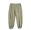 Macacão Preto Fino com Senso de Design Masculino Primavera e Verão Novo Macacão Japonês Calças Cenoura Tendência Calças Casuais com Cordão