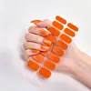 Pegatinas para Uñas con Purpurina de Color Sólido Sin Hornear Removibles Pegatinas para Uñas con Pegamento de Gelatina Suministro Directo de Fábrica Origen Seguras para Mujeres Embarazadas