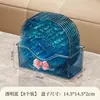 Plato para Huesos Transparente con Patrón de Glaciar, Plato de Mesa de Lujo para Desechos de Comida de Grado Alimenticio, Plato Duradero para Snacks y Frutas para Sala de Estar