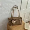2026 Nuevo Bolso Simple Versátil Bolso de Hombro Bolso de Axila Estilo Coreano de Nicho Tendencia de Moda Bolso Baguette de Lunares