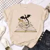 [Algodão europeu t] Camiseta gráfica Fourth Wing para mulher, Camiseta