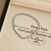 Pulsera de Circonita Azul Claro para Mujer, Forma Cuadrada Simple, Lujo Ligero, Nicho, Exquisita, Gama Alta, Versátil, Elegante Joyería de Mano Regalo