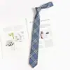 Corbata Azul Estilo Universitario jk Camisa Holgada Sin Golpes Accesorios Ropa Académica Rayada Japonesa Corbata de Lazo Mano Femenina Golpea Masculino dk